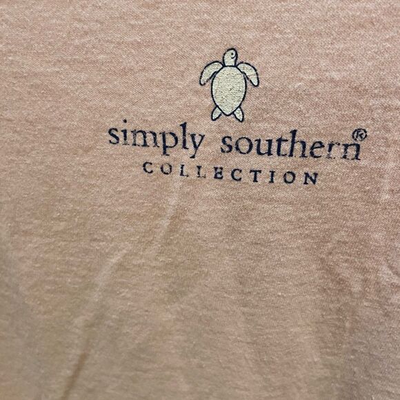 NWT Simply Southern Collection ‘This is How We Roll’ Medium Pink T Short CAMPER - Picture 3 of 10